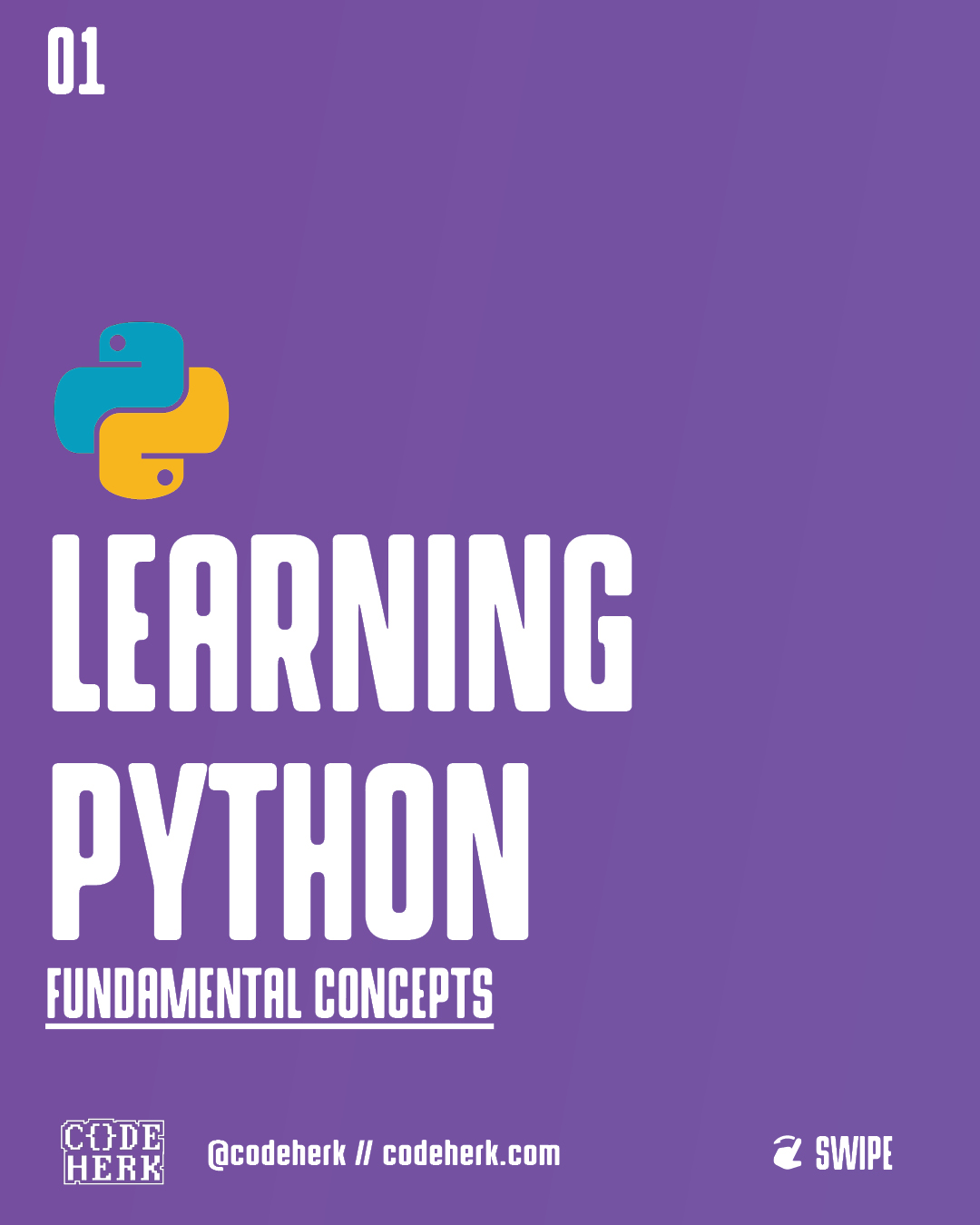 Learning Python: Fundamental Concepts